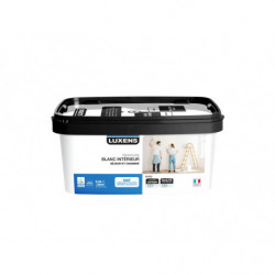 PEINTURE BLANC MAT 2.5L LUXENS