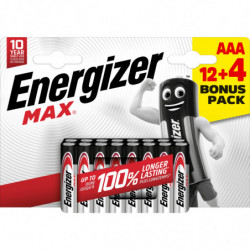 LOT DE 12 PILES AAA  MAX...