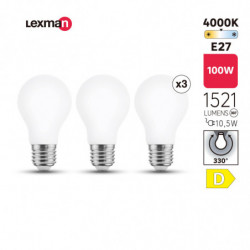 LOT DE 3 AMPOULE LED...