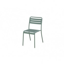 CHAISE BISTRO ACIER AGAVE