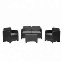 SALON BAS SORRENTO ANTHRACITE