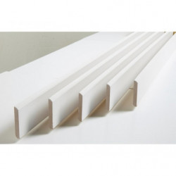 LOT DE 5 PLINTHES BLANC 2M
