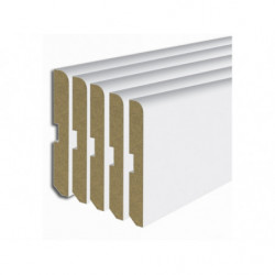 LOT DE 5 PLINTHES BLANC 2.2 M
