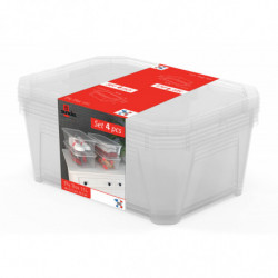 LOT X4 BOITES DE RANGEMENT...