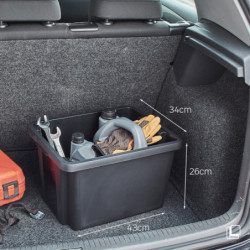 BAC RANGEMENT 26 L NOIR