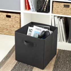 PANIER LARGE INTISSE NOIR