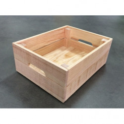 CAISSE EN PIN BRUT CREABOX