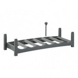 CASIER 6 BOUTEILLES GRIS