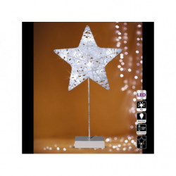 ETOILE DE TABLE 45CM BLANC