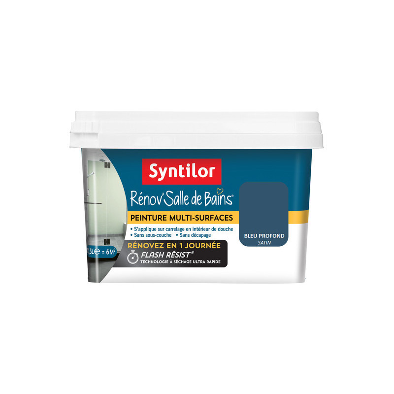 PEINTURE RENOVATION SALLES DE BAINS SATIN SYNTILOR 2 L