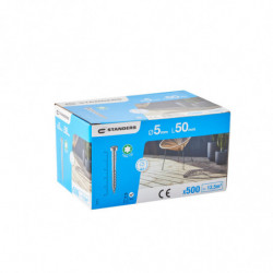 BOITE 500 VIS INOX A2 POUR...