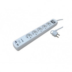 BLOC 5 PRISES 16 A + 2 USB...