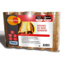 PACK 5 BÛCHES DE BOIS DENSIFIÉ