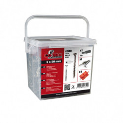 SEAU 500 VIS + 1 FORET+ 1...