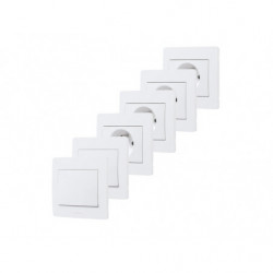 LOT DE 4 PRISES 2P+T ET 2...