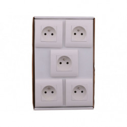 LOT DE 5 PRISES 2POLES...