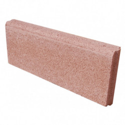 BORDURE DROITE 20X50X5CM ROSE