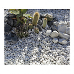 SAC GALET MARBRE BLANC 25KG