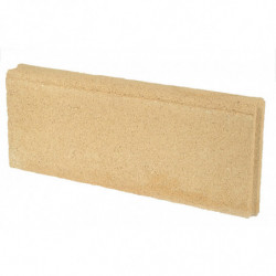 BORDURE DROITE 20X50X5CM JAUNE