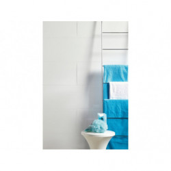 LAMBRIS PVC BLANC LISSE