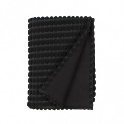 PLAID GOLFY 130X170 NOIR