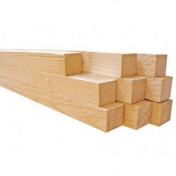 LOT DE 6 TASSEAUX SAPIN BRUT